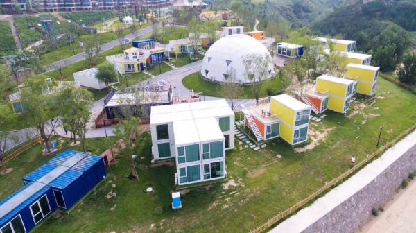 Specialty Steel Structure Container-style Leisure Accommodation Park On Sale
