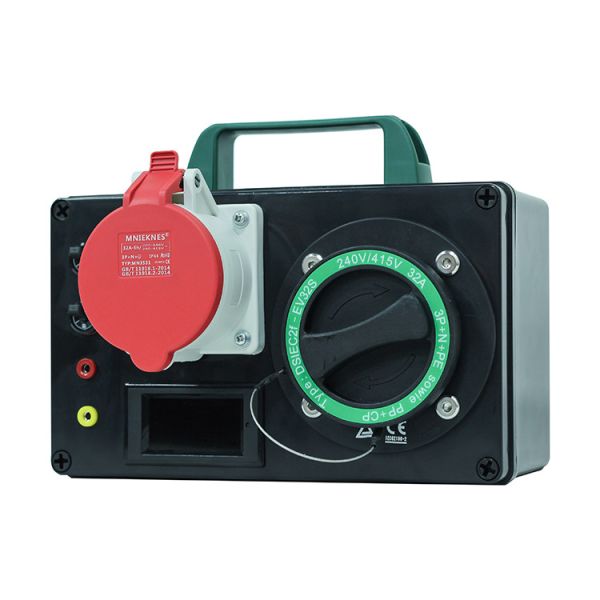 Portable ev charger tester equipment with type 2 socket ev charger tester ev charger connector