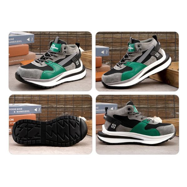 Light Work Shoes Kevlar Anti-proof Safety Sheos Novel Fashionable Mens Comfortable Safety Shoes Practical