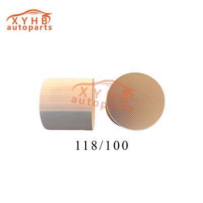 Carregador cerâmico Anisotrópico de alta qualidade, elemento de filtro catalítico de três vias Euro 1-5 Modelo: 118*100