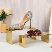 Présentoirs à bijoux en métal, argent et or, présentoir en forme de U pour chaussures