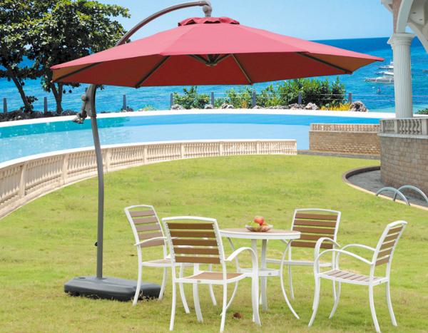 Posição livre do único guarda-chuva Windproof do para-sol da praia do guarda-chuva do pátio