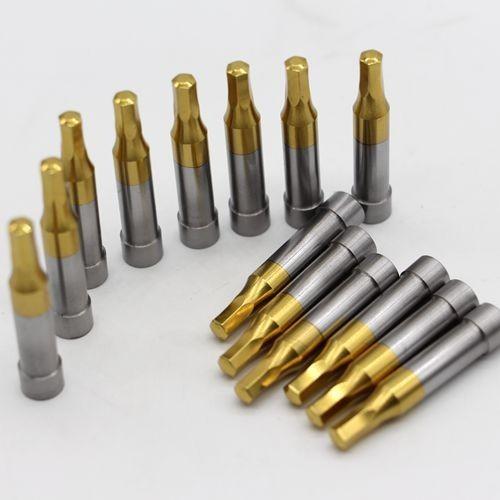 High Precision HSS Punch Pin OEM Design Screw Die Parts With TIN Coating