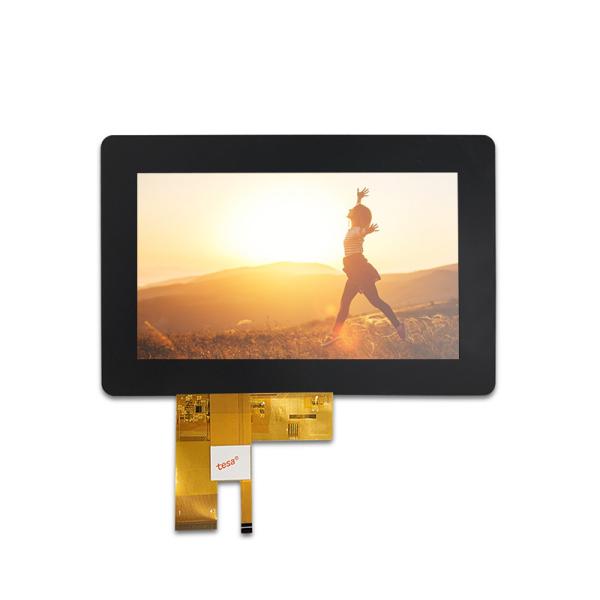 OEM 7 Inch Hdmi Touch Screen , capacitive lcd display 60mA 22.4V Backlight