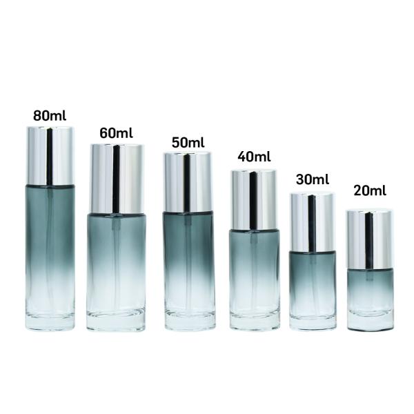 Customizable Glass Cosmetic Bottle for Lotion Cream Serum