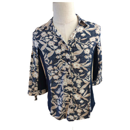 Пряжа дам покрасила 28% хлопок v вискозы 71% - рубашка шеи