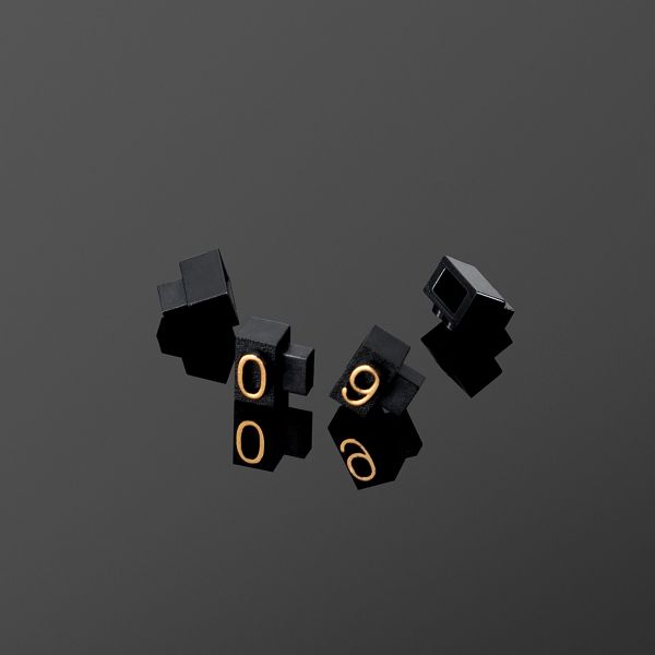 5*3мм Flat Relief Digital Price Tag 170 штук за упаковку для ювелирных часов