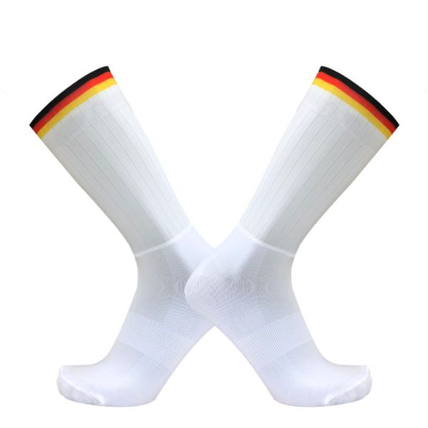 Men Cycling Socks with Customized Logo Comfortable Breathable Non-slip Aero Design