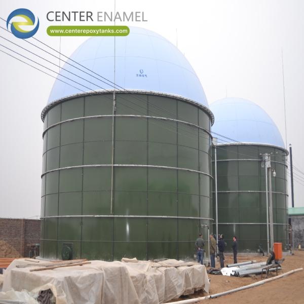 Les toits à double membrane pour les installations de bio-GNC: stockage du biogaz