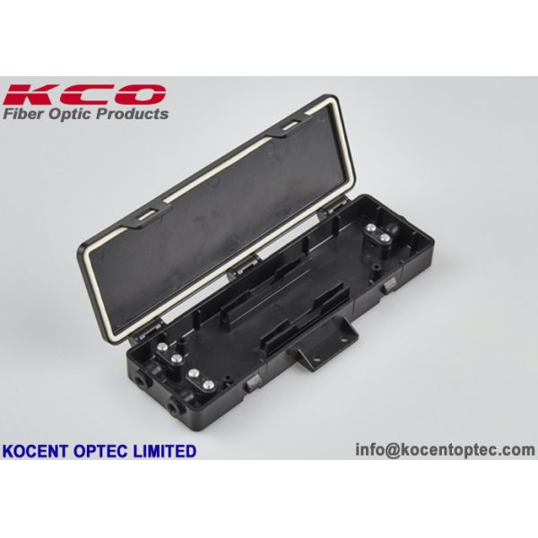 FTTH Inline Horizontal Fiber Optic Splice Closure 4 Core Fiber Optic Joint Closure with 3 Ports