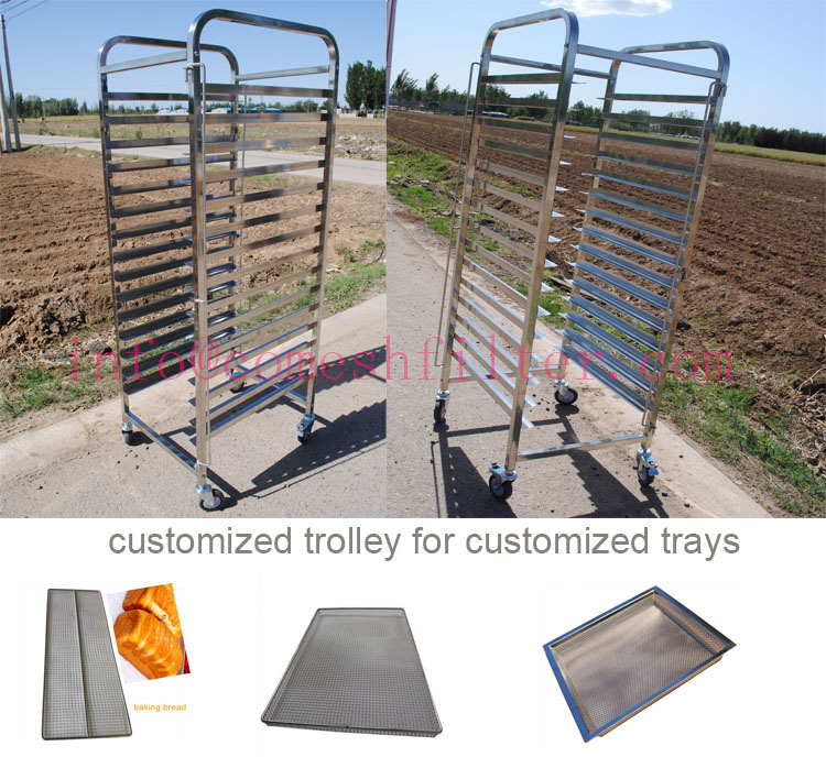 Ориентированная на заказчика вагонетка шкафа нержавеющей стали с шириной колеса & количеством полок