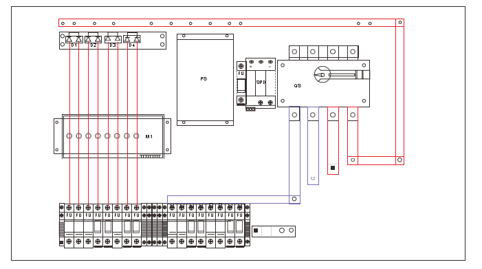 GYPV/8-1 125A IP65 PV DC Combiner Box High reliability With DC FUSE