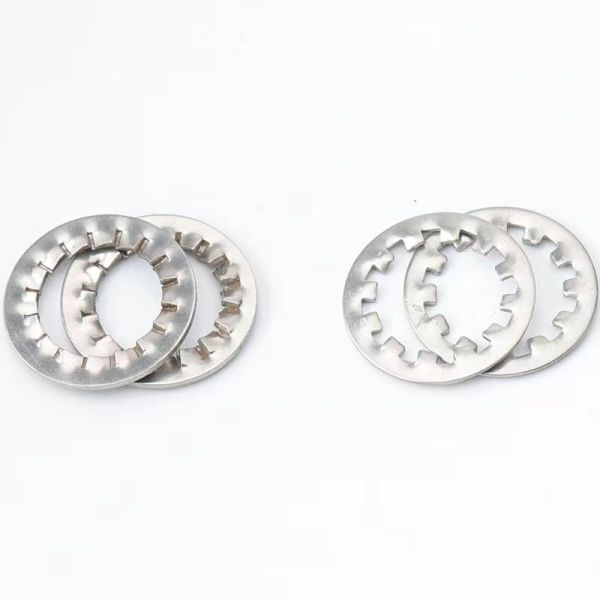 Тип нержавеющая сталь j Serrated пружинные шайбы с внутренними зубами DIN6798