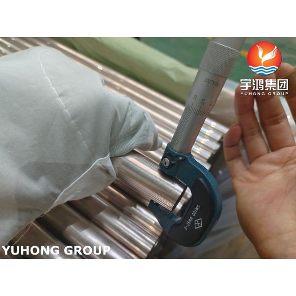 ASTM B111 C70600 Seamless 90-10 Copper Nickle Alloy Steel Tube For Water Treatment
