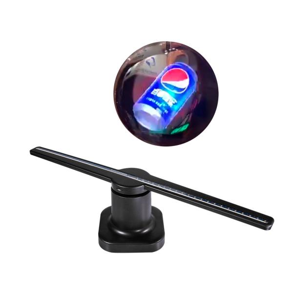 224 led Light 42cm 3d hologram led fan  3D Hologram fan display