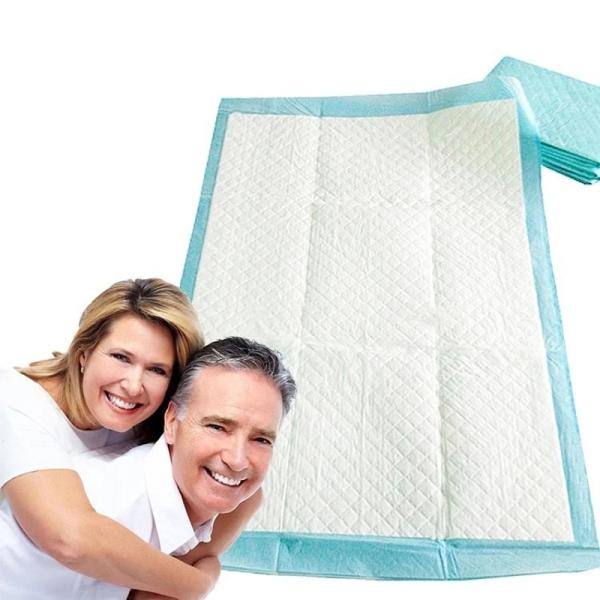 Brinquedos absorventes descartáveis certificados ISO para cuidados maternos e de incontinência azul