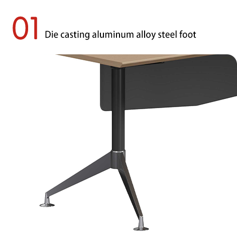 Myidea Export Foreign Trade Independent Desk with Baffle Desk Company Employee Office Desk Matching File Cabinet