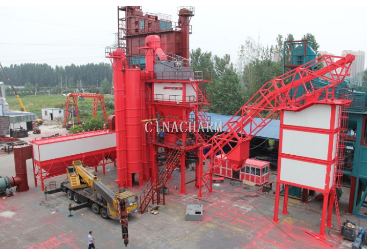 LB1000 Road Machine Asphalt Equipment Asphalt Mixing Plant 80t/H Asphalt Machinery