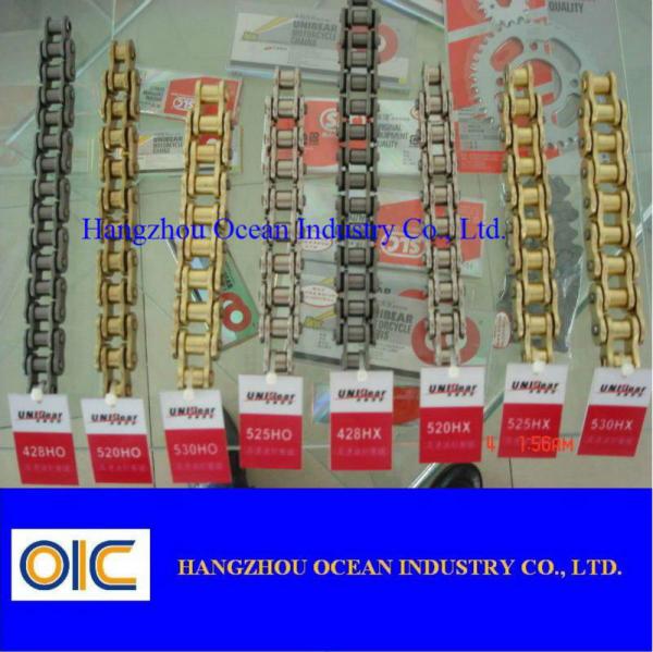 Motorcycle O-ring chains , type 520-O , 525-O , 530-O , 420H-O , 428H-O , 520H-O , 525H-O , 530H-O