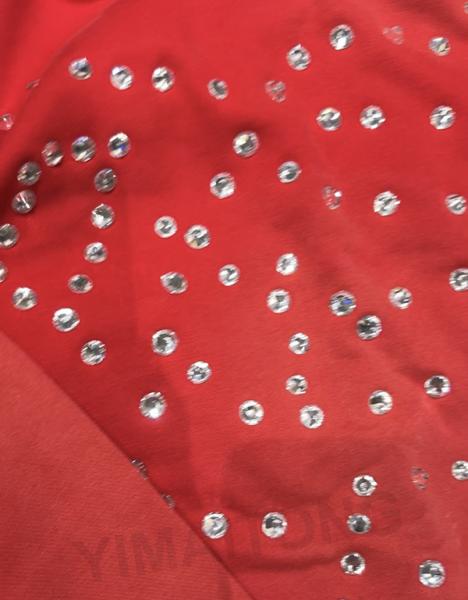 Streetwear Rhinestone Men Hoodie Custom Sun Faded Diamond Baggy Jacket