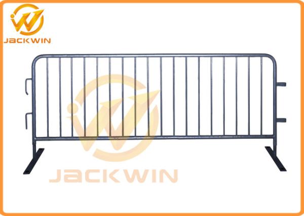 Removable Portable Event Galvanized Steel Pedestrian Barriers with Flat Feet