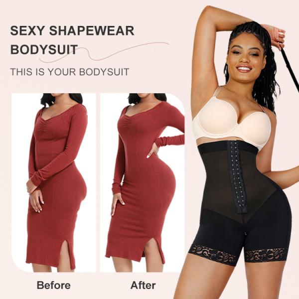 HEXIN Colombian Fajas Shapewear para Mulheres Alta cintura Controle de barriga Butt Lifter Pants