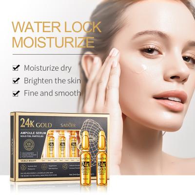 Золото Vc Moisturizing 2ml сыворотки стороны сути масла ампулы витамина C Hyaluronic кисловочное