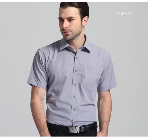 Slim Fit Custom Made Dress Shirts Plain White Classic Cut Adjustable Cuff Sgs Certification