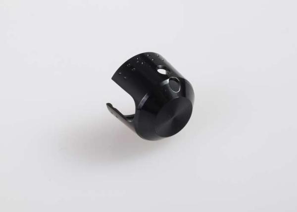 High precision aluminum black anodized cell phone parts cnc machining earphone parts