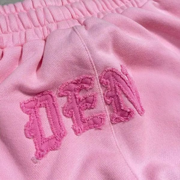 New Street Wear Custom Patch Embroidery Acid Washed Cropped Oversized Distressed Zip up Hoodie 2 Piece Set Joggers Womens