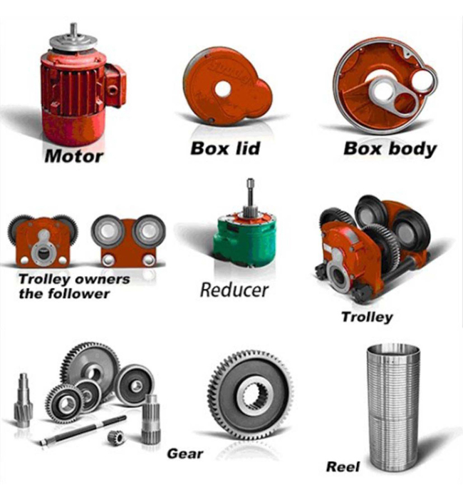 Мини электрический Lifter строительной площадки подъемов веревочки провода 0.5T-12.5T