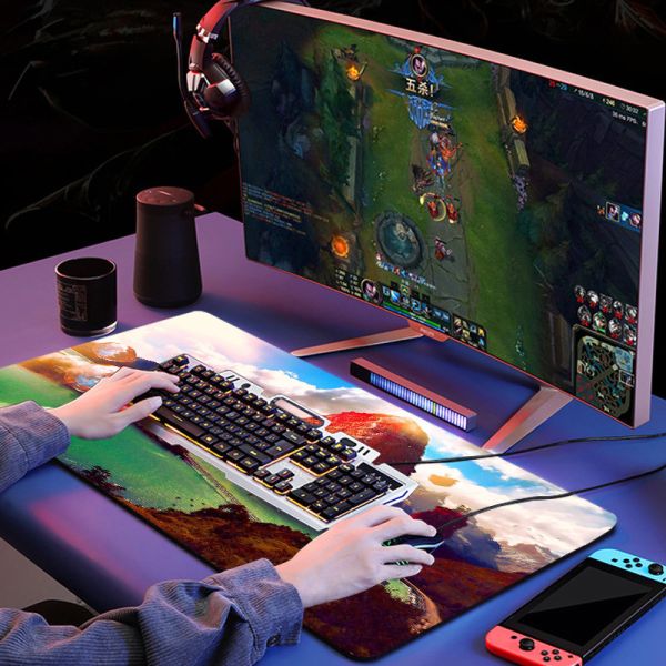 Eco Custom Computer Pc Mat Private Mold Yes 800*400*3mm Sublimation Fabric Gaming Xxxl Mouse Pads