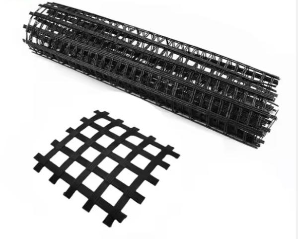 Road Construction Pet 100-30 Kn/M Uniaxial Polyester Geogrid Slope Reinforcement Solutions