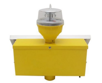 UV Protected Polycarbonate IP65 Waterproof Low Intensity L810 Solar Obstacle Aviation Obstruction Light with 100,000 Hours Lifespan