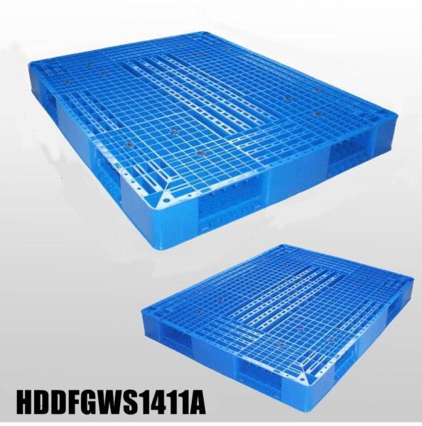 Hot sale large size strong plastic storage pallets in China 1400 x 1100mm