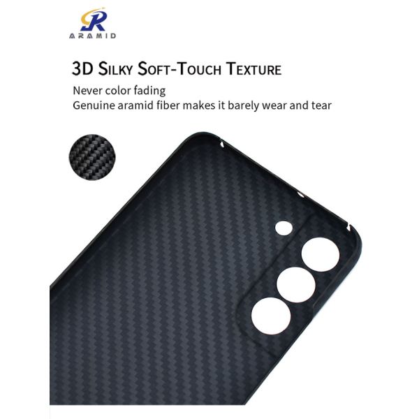 Роскошный анти- случай телефона волокна Aramid падения для положительной величины S22