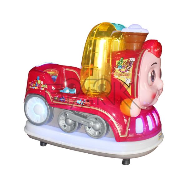 Coin Operated Baby Face Kiddie Rides Game Machine For Playground