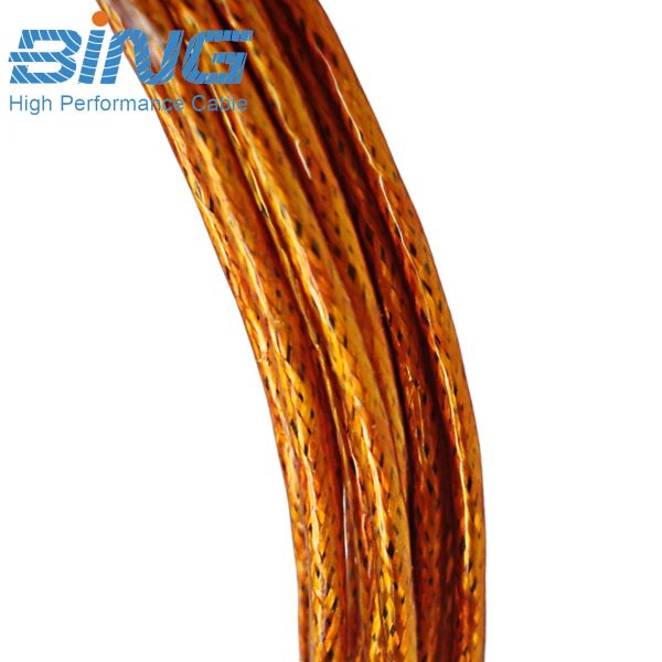 H-SPC 600V Fluororesin Coated Polyimide Insulation Silver Plated Copper for Aerospace