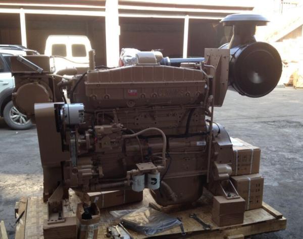 Commercial 1800 RPM Cummins Marine Engines 261KW 350BHP Wet Type Manifold