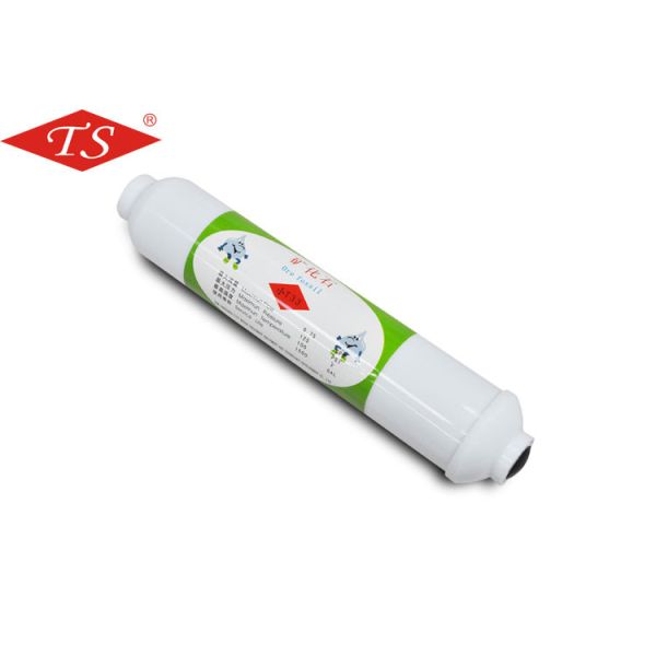 White Shell Water Filter Parts , In Line Water Filtration System Cartridge