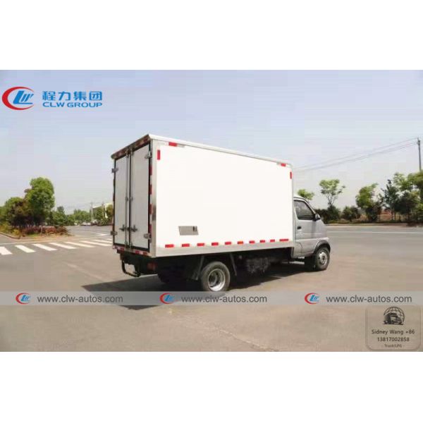 Mini 1 tonelada 2 Ton Gasoline Type Refrigerated Van Truck de LHD Karry 4x2