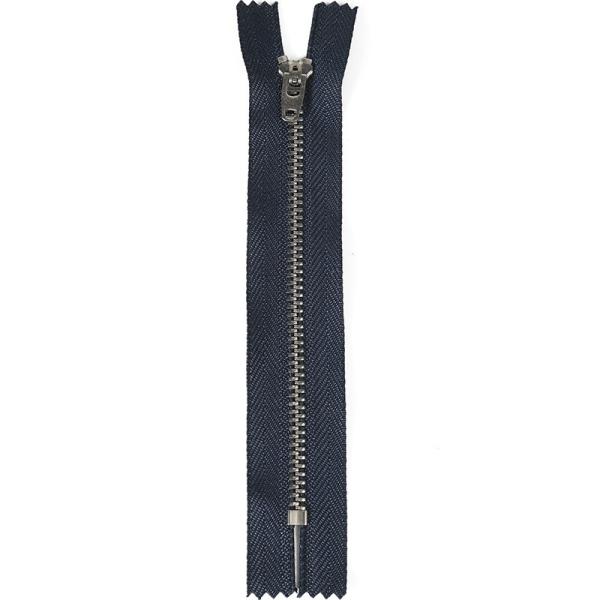 Black Brass Jean Zipper, Semi Auto Lock Slider Metal Zippers