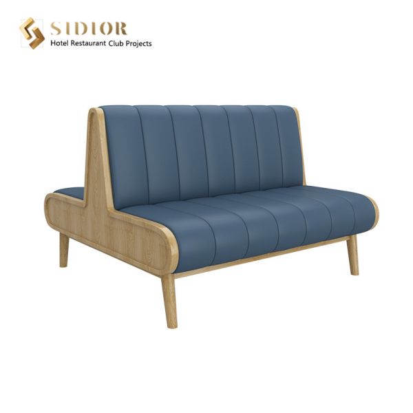 Hot Sell Couch Sofa, Hotel & Restaurant Booth Sofa, Top Quality Couch, PU Leather Upholstery, High Density Foam