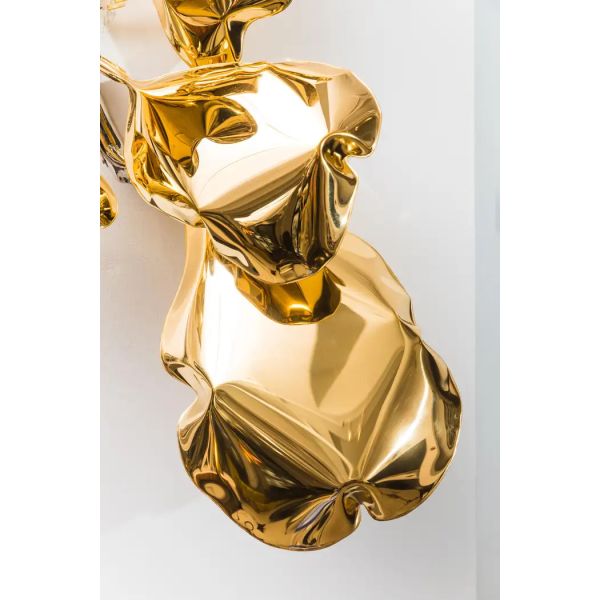 Aesthetic Gold Mirrored Wall Decor Hotel Lobby Suite Interior Accent Furniture