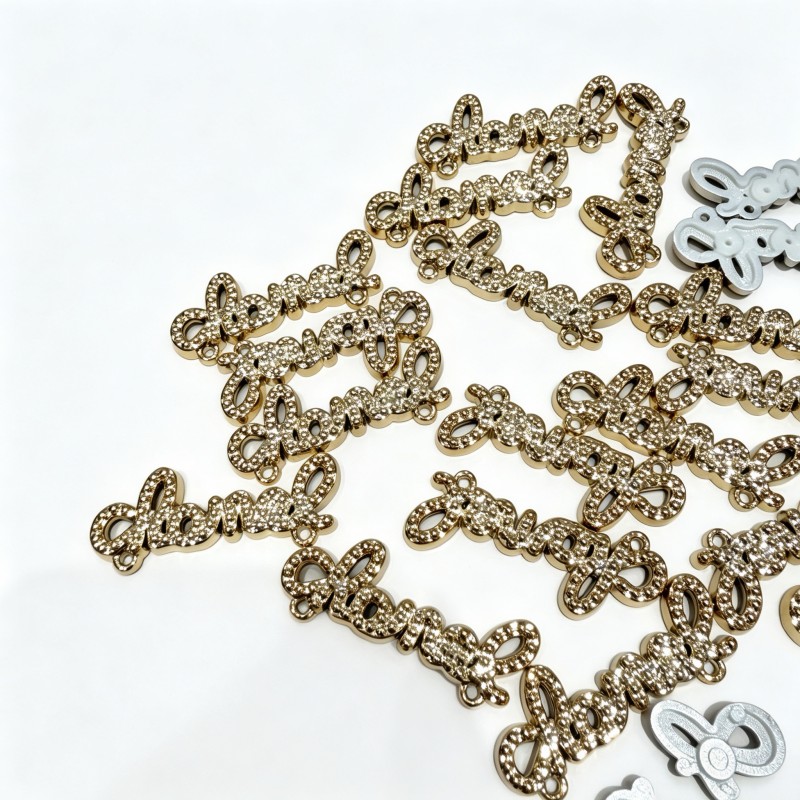 Long-lasting Lady's shoe flower series Medium PP Plastic components designed for durable and fashionable shoe decoration