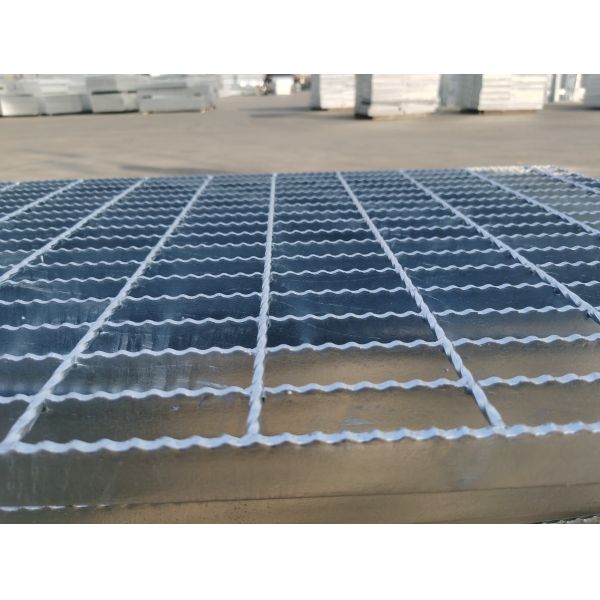 Plain Steel Smooth Twisted Bearing Bar Grating Painted