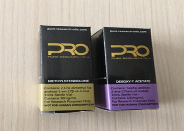 Pro Pharma 10ml Caixa de Papel para Medicamentos / Caixa para Frascos Logotipo Dourado Estampado 4 C Impressão