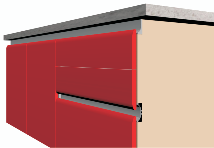 RCR 213 Shop Fittings Aluminium Profile Handle Kitchen