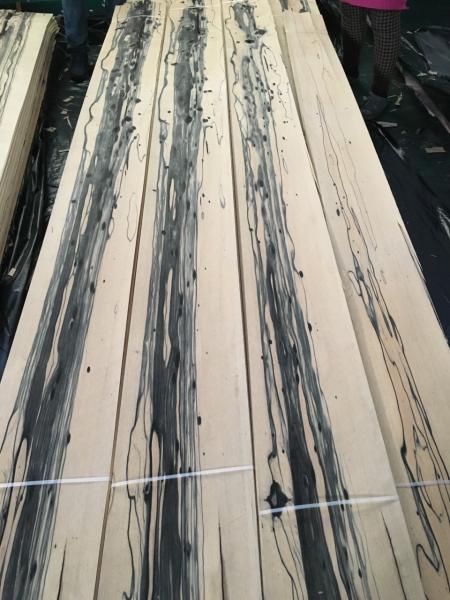 Royal White Ebony Natural Wood Veneer with Unique Creamy White Yellow Background from www.shunfang-veneer-com.ecer.com