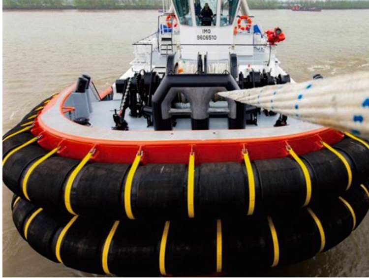 Marine Fender Systems Part Fender for Standard/Customized Size Tug Cylindrical Fender